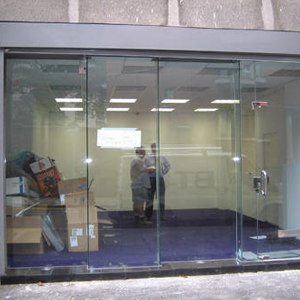 shop front door repair Stanford